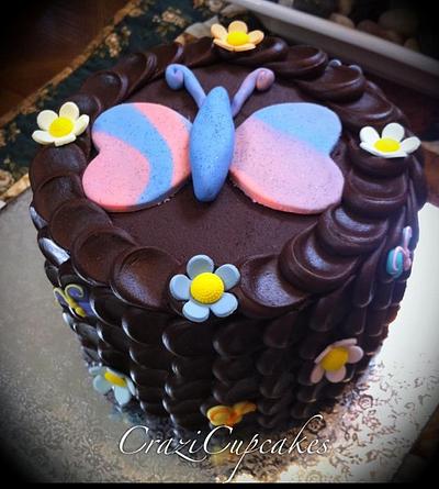 Butterfly Petal Cake - Cake by Megan Cazarez