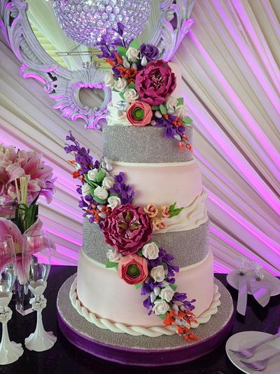 Flower Power Wedding - Cake by Pia Angela Dalisay Tecson