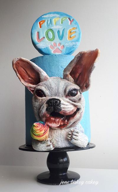 Puppys love ice cream  - Cake by Jens bakey cakey