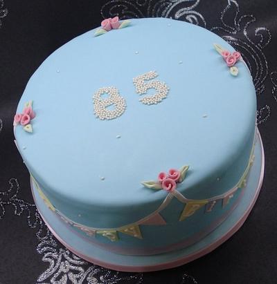 Bunting cake - Cake by That Cake Lady