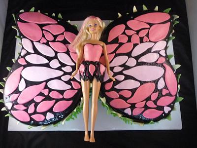 Butterfly Barbie - Cake by WithCherriesOnTop