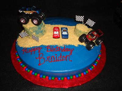 Monster Truck cake - Cake by Kim Leatherwood