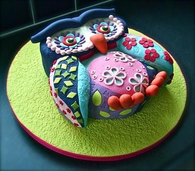 Owl cake - Cake by Vanessa 