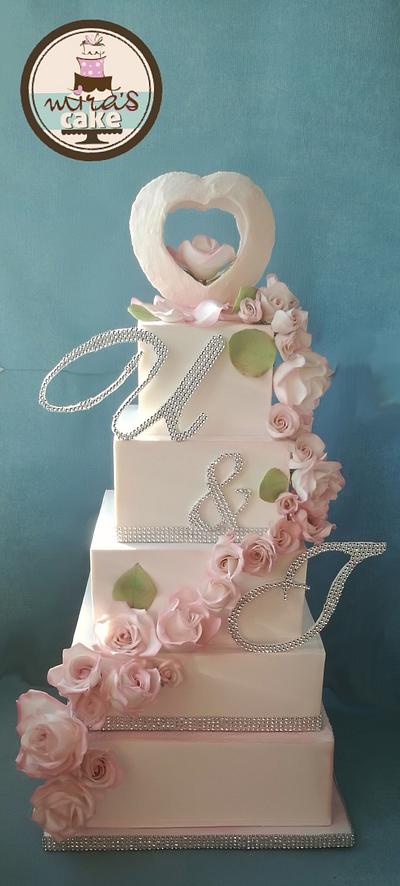 First wedding cake - Cake by Mira's cake