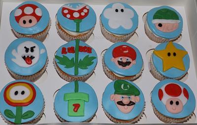 Super Mario Cupcakes - Cake by Deb