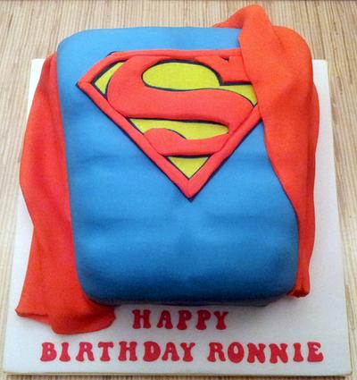 Superman Torso Cake - Cake by Sarah Poole