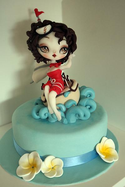 Lovely boat - Pupina in barca - Cake by Tissì Benvegna
