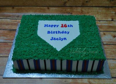 Softball Cake - Cake by Michelle