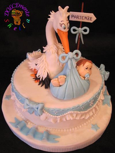 baby departing - Cake by Sheila Laura Gallo