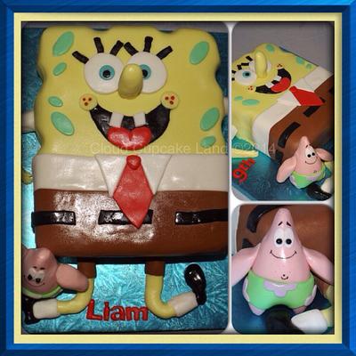 Spongebob & Patrick - Cake by Deb