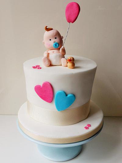 cute baby shower cake  - Cake by sweetmadeline