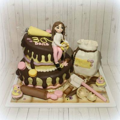 Baker cake - Cake by Karen Dodenbier