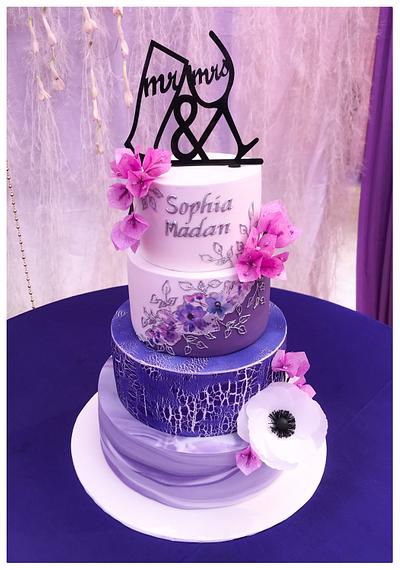 Purple Rain - Cake by Homebaker