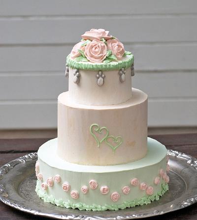 VIntage wedding cake - Cake by Yvonne Janowski