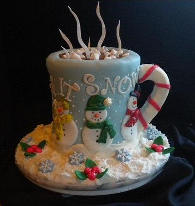 Mug of Christmas Cocoa - Cake by CakeChick