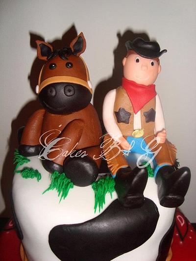 Cowboy Cake - Cake by Laura Barajas 