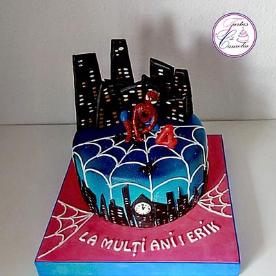 TARTA SPIDERMAN ERIK - Cake by Camelia