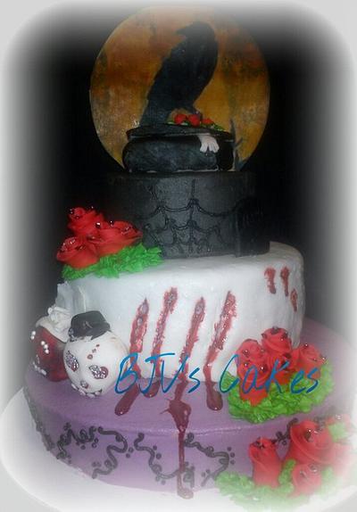 Halloween Vow Renewal - Cake by bjvscakes