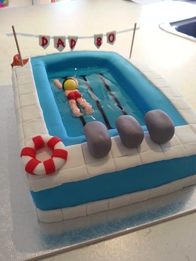 Swimming Pool - Cake by Lisa