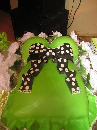 Belly Baby Shower Cake - Cake by NumNumSweets