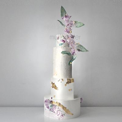 New Modern Wedding cake - Cake by Caking with love