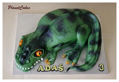 3D Dinosaur Cake - Cake by Planet Cakes