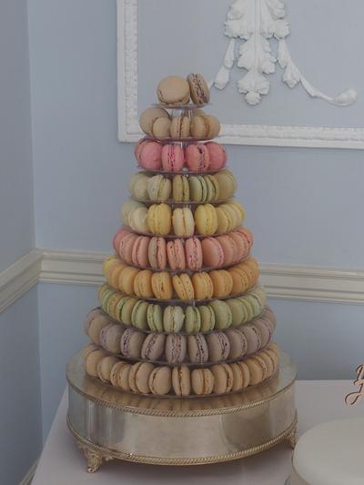 Macaron Tower - Cake by The Vintage Baker