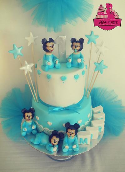 Baby mickey mouse cake - Cake by AzraTorte
