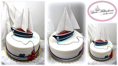 Sailing boat - Cake by Lucie Milbachová (Czech rep.)