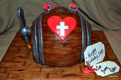 Whiskey Cask - Cake by CakeChick