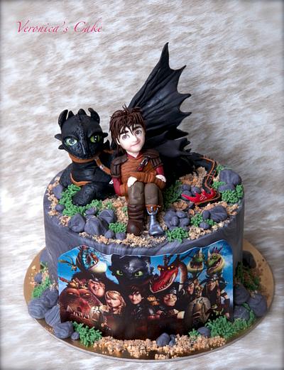 How to train your dragon - Cake by Veronica22