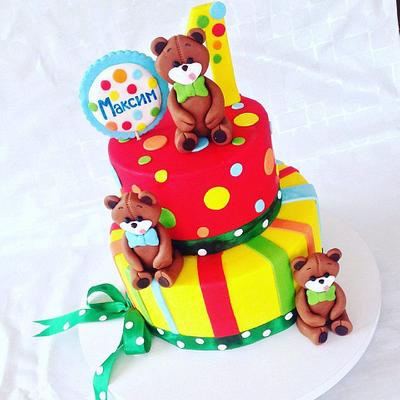 Teddy bear cake - Cake by Skoria Šabac
