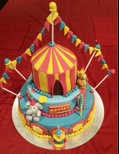 Circus cake  - Cake by Cupcakesanddreams.com.au 