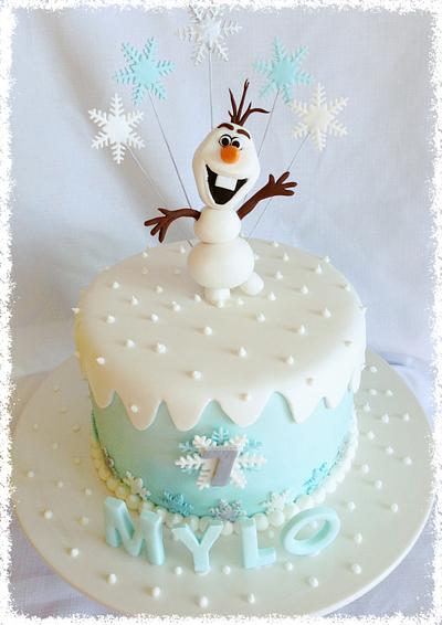 Olaf Cake - Cake by Nicki Sharp