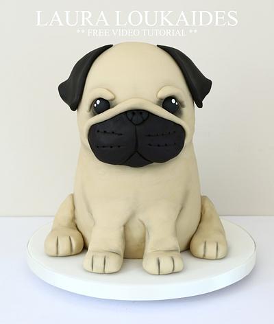Parker the Pug - Cake by Laura Loukaides