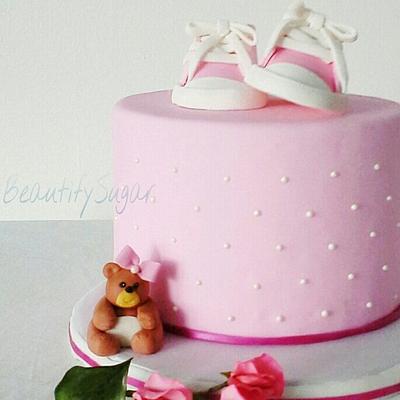 Pink babyshower  - Cake by Audrey