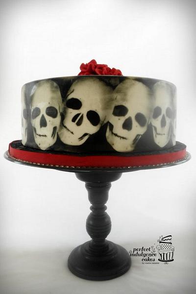 Haunted by Skulls - Cake by Maria Cazarez Cakes and Sugar Art