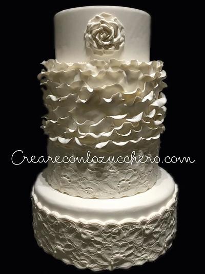 Wedding Cake - Cake by Deborah