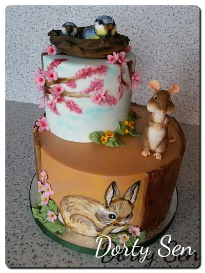 Spring cake - Cake by Alena Boháčová - Dorty Sen