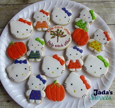 Hello Kitty Halloween cookies - Cake by Jada's Sweets