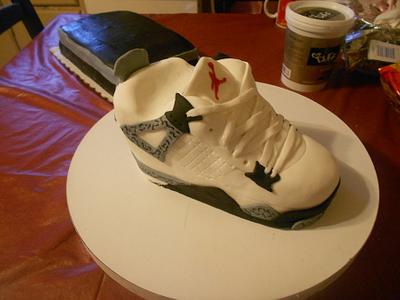 My first air jordan cake - Cake by Tracy Buttermore