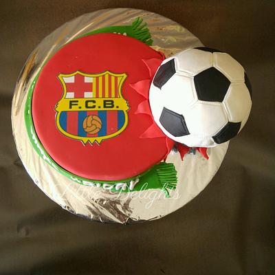 A Football Cake - Cake by Shivani Erichedu