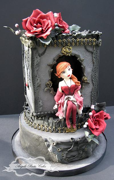Gothic Halloween  - Cake by Angela Penta