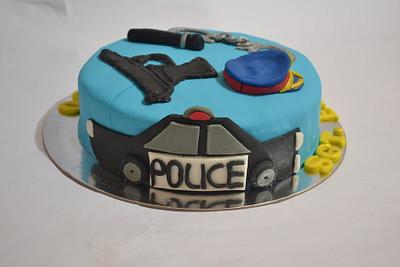 Police Theme Cake, Policeman Cake - Cake by SWEET CONFECTIONS BY QUEENIE