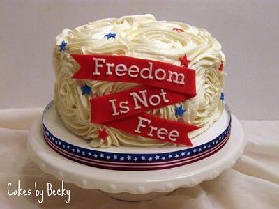Memorial Day Cake - Cake by Becky Pendergraft