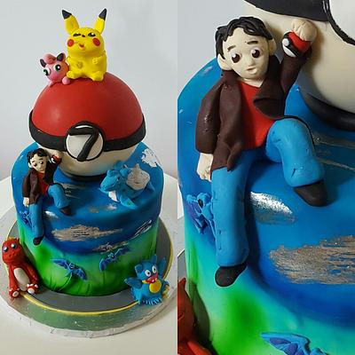 Pokemon Go  - Cake by Piece O'Cake 