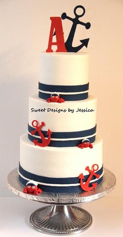 Kristen's baby shower - Cake by SweetdesignsbyJesica