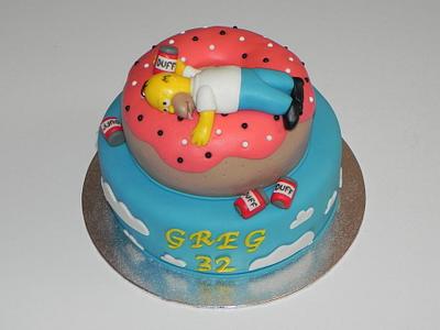 cake simpsons - Cake by cendrine