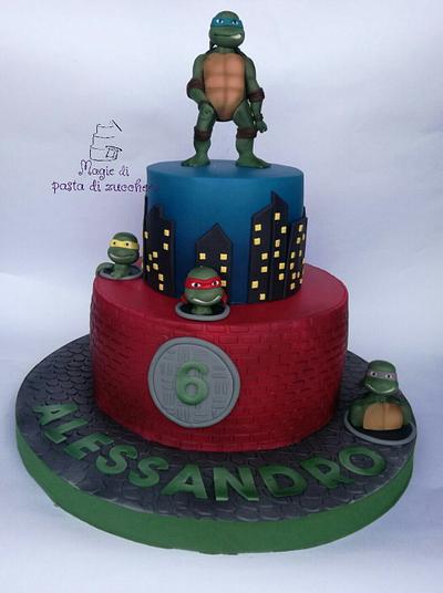  ninja turtles cake - Cake by Mariana Frascella