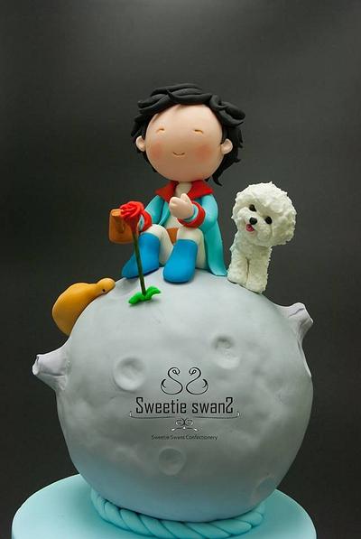 Little prince + little white - Cake by Phyllis Leung